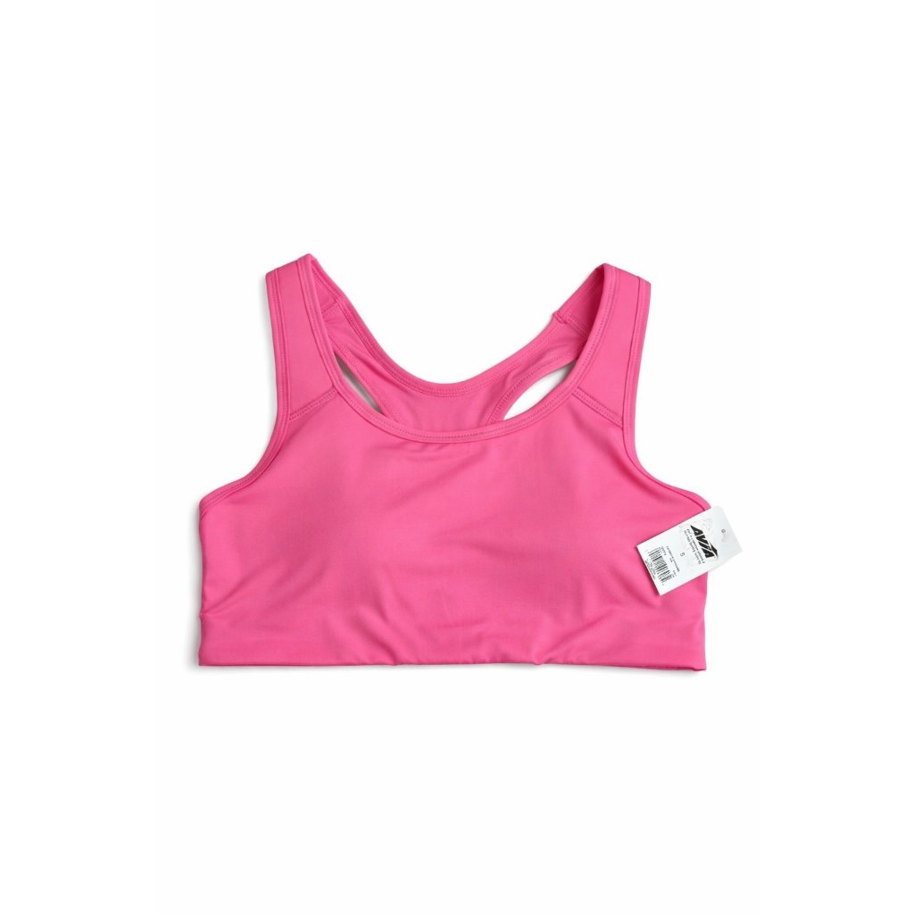 Avia Pink Racerback Sports Bra S Medium Support Removable Pads Nwt